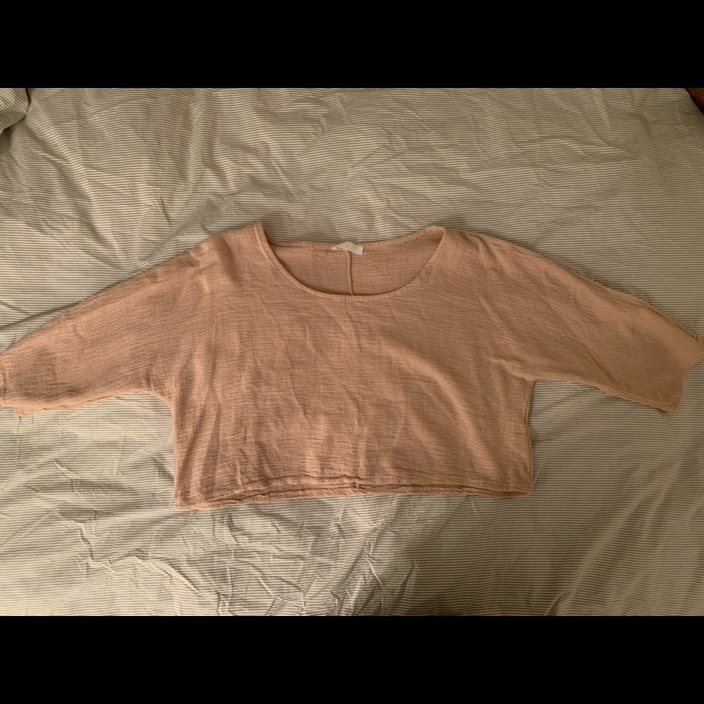 Dusty rose crop top